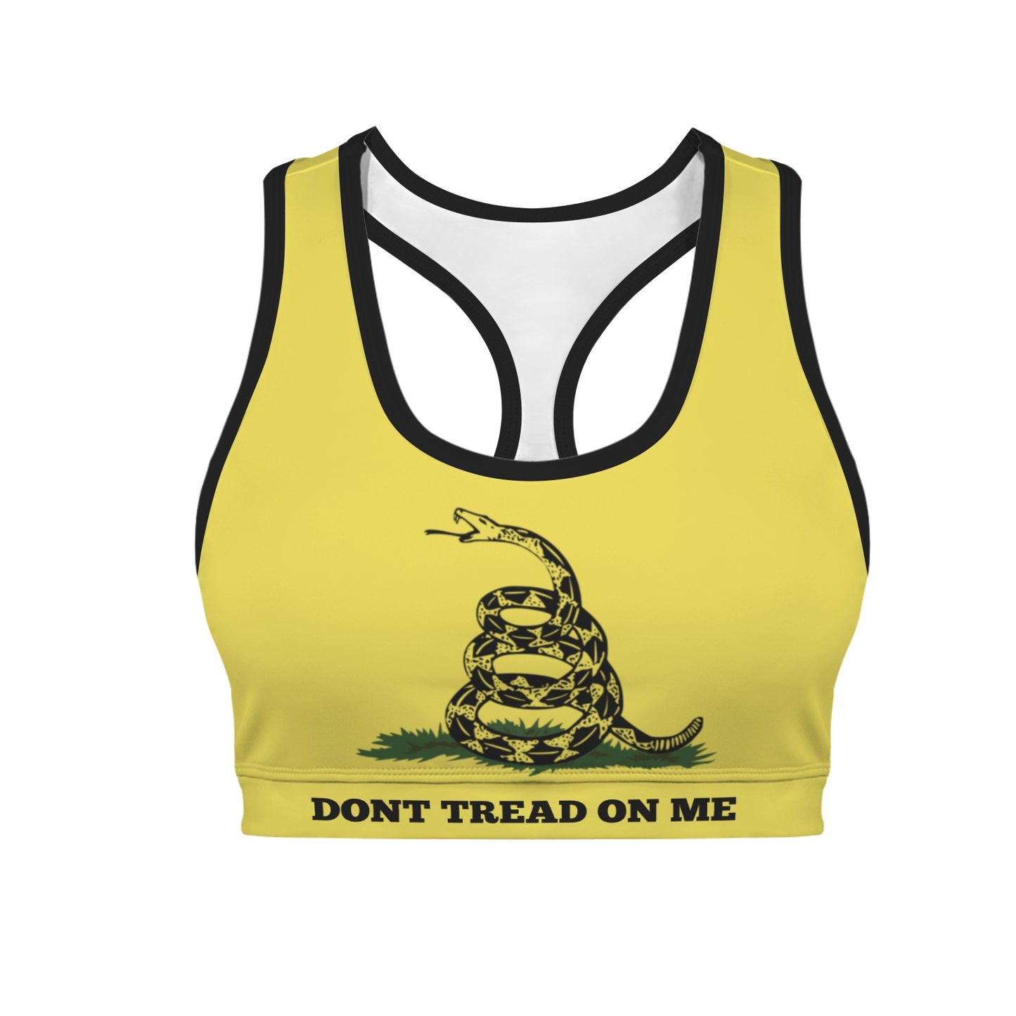 Gadsden Flag Racerback Sports Bra