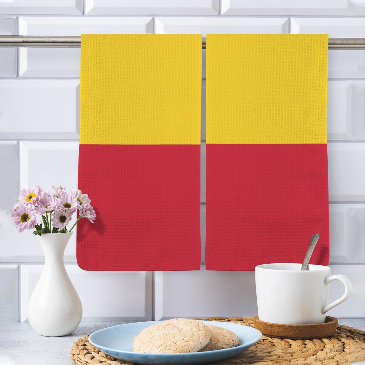 Guinea Flag Inspired Kitchen Towel 40X60cm (Pack of 2) | Printed In the USA
