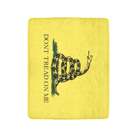 Yellow flag with coiled snake, "Don't Tread On Me."

