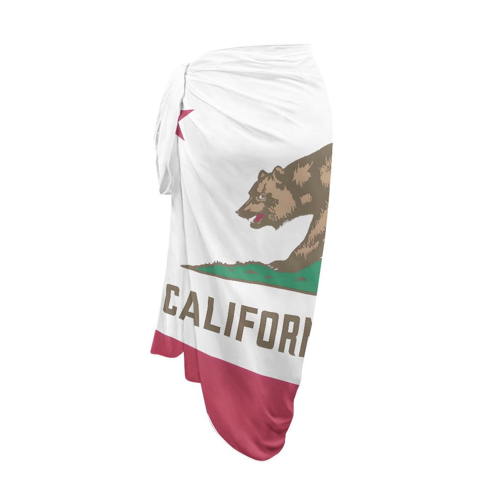 California Flag Inspired Bikini Cover-Up