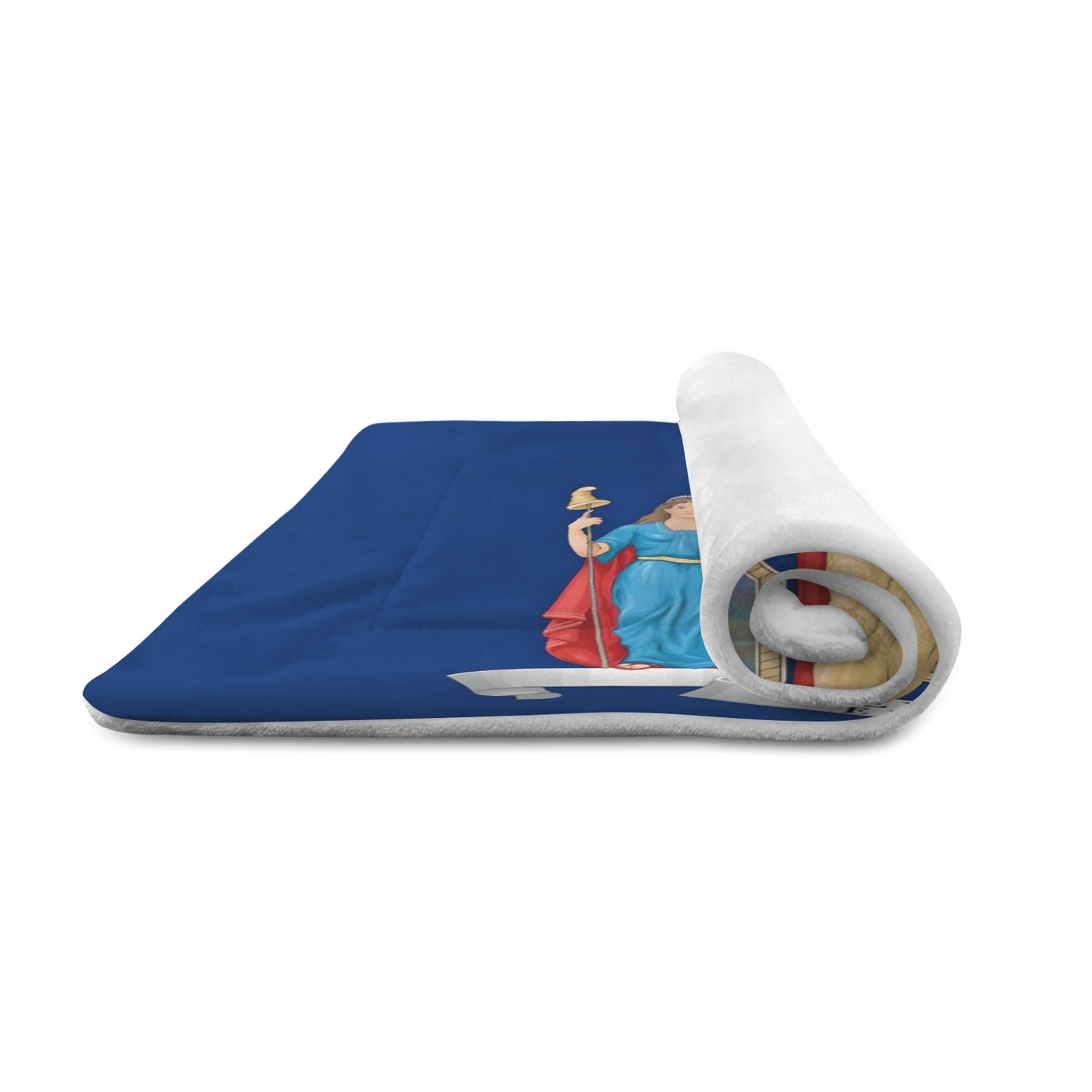New York Flag Inspired Pet Mat 25x18inch (Made in the USA)