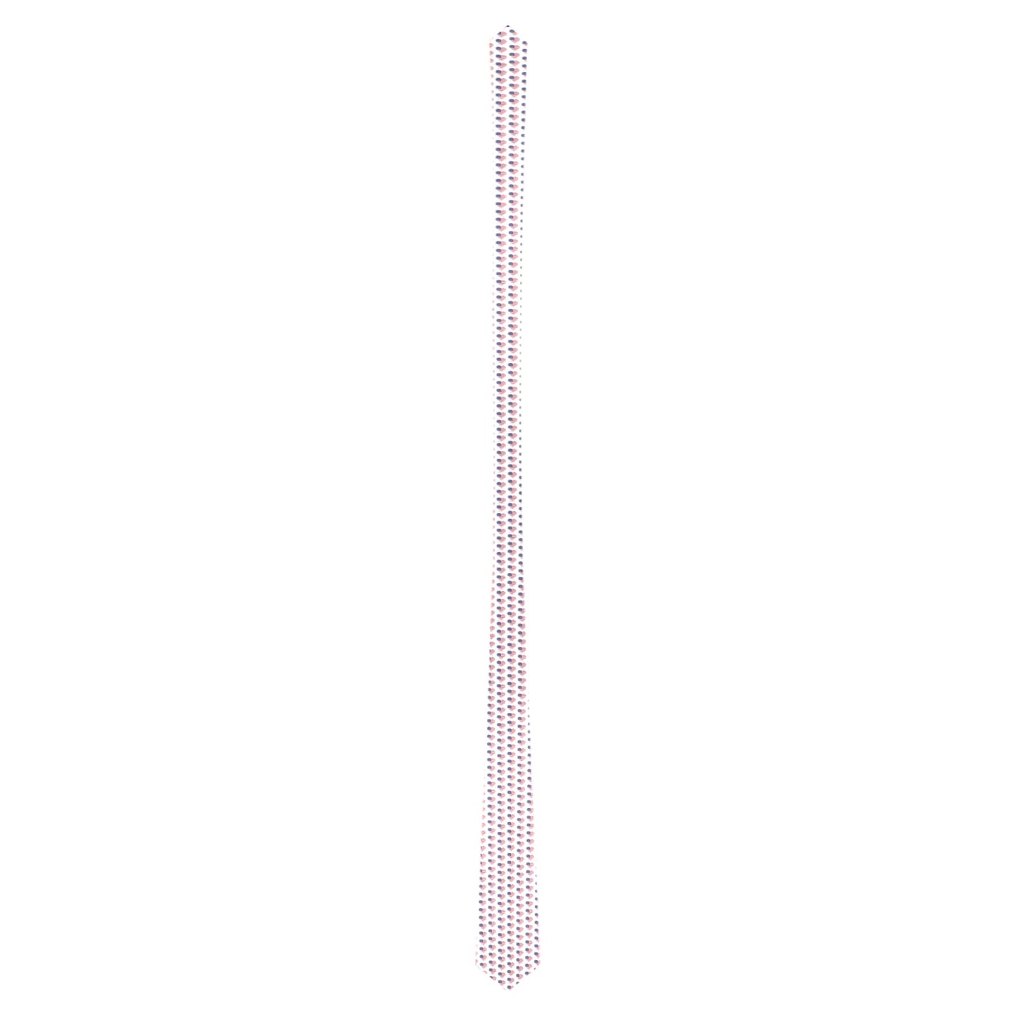 USA/American Flag Inspired Heart Pattern Classic Necktie (Two Sides)
