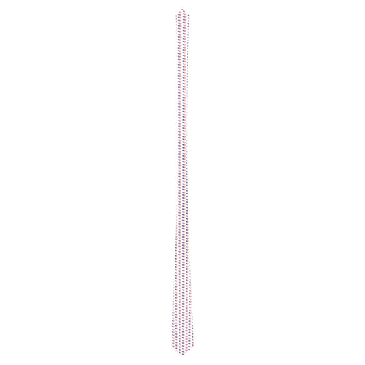 USA/American Flag Inspired Heart Pattern Classic Necktie (Two Sides)