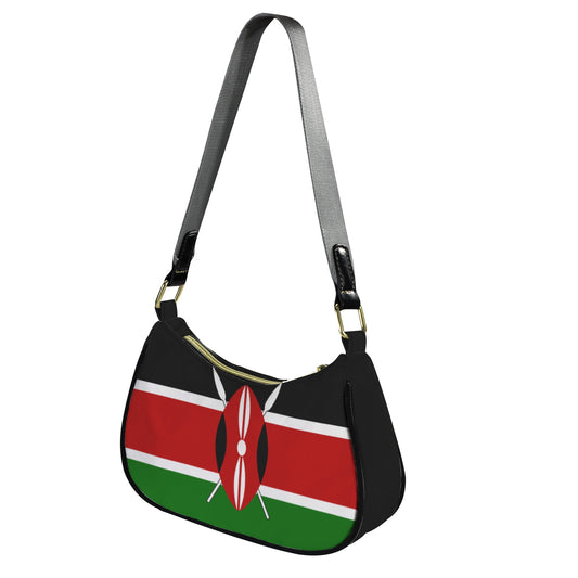 Kenya Flag Inspired Women's Shoulder Bag