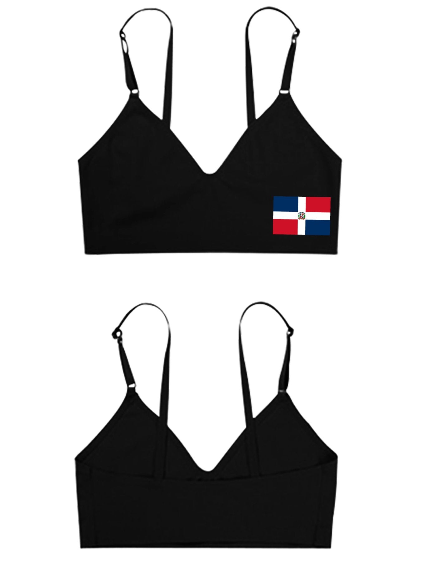Domincan Republic Flag Women's Seamless Bra | Ships from USA