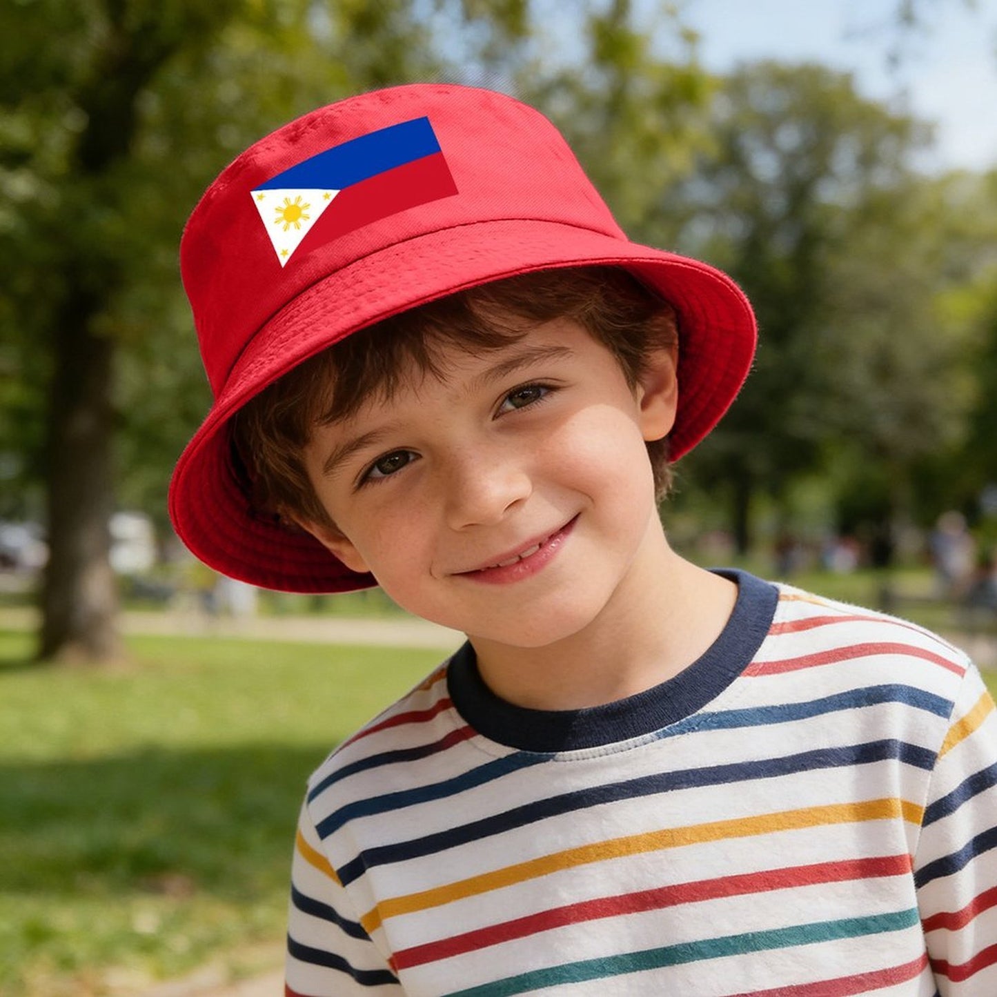 Philippines Flag Inspired Kids’ Bucket Hat | Ships from USA
