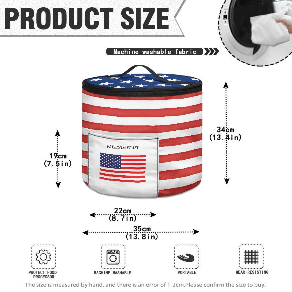 USA/American Flag Inspired Electric Pressure Cooker Insulation Bag