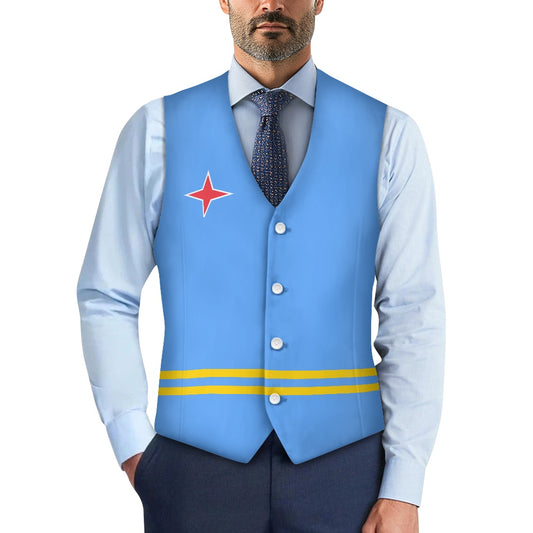 Aruba Flag Suit vest jacket
