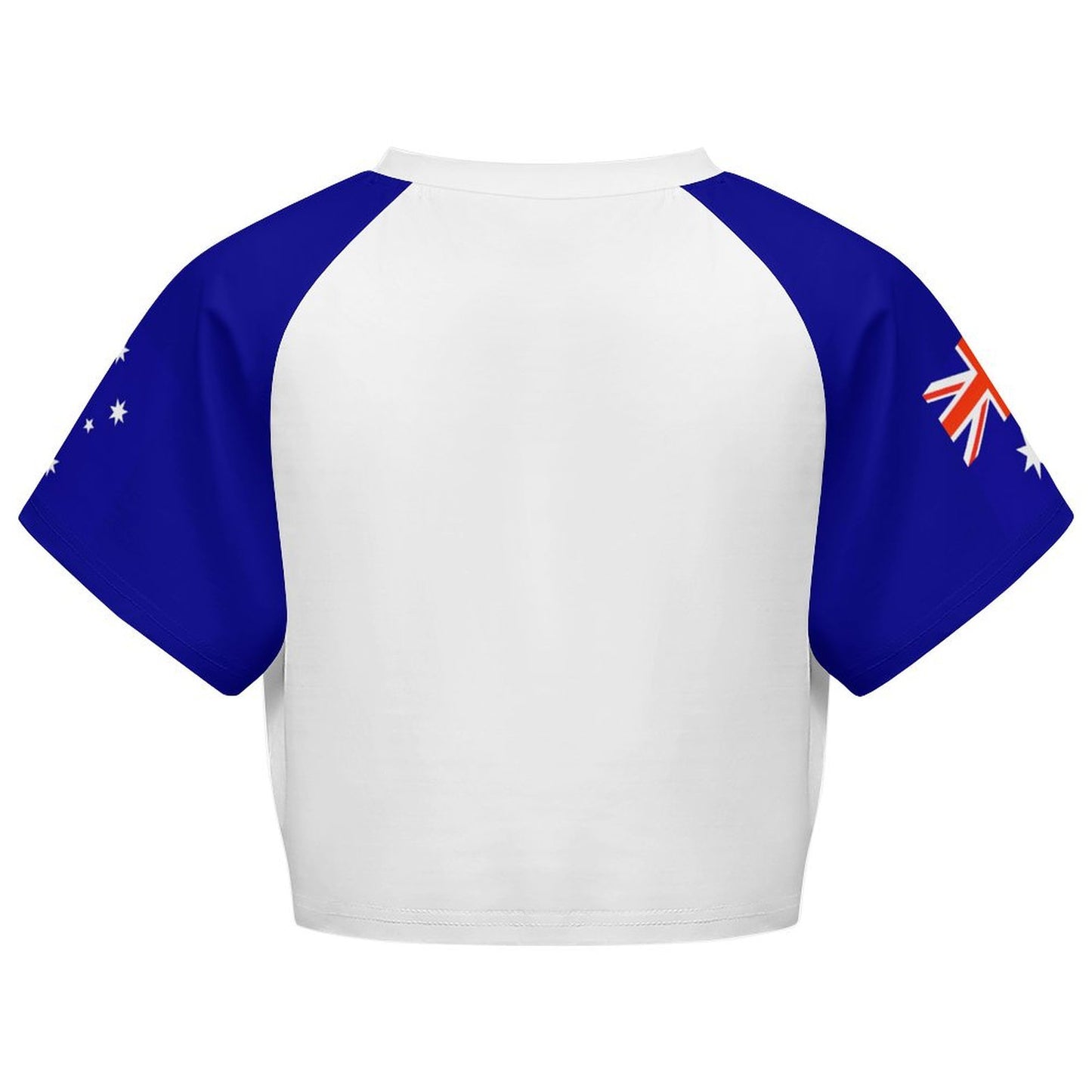 Australia Flag Inspired Women's Cropped Shirt