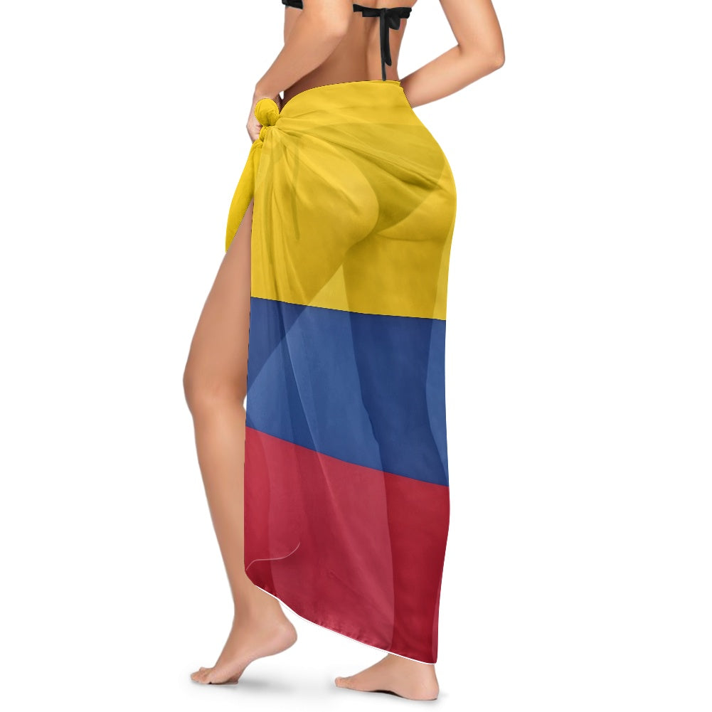 Colombia Flag Inspired Bikini Cover-Up