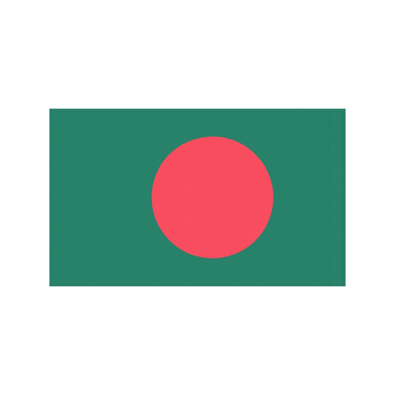 Green flag with red circle from Luv My Flag.
