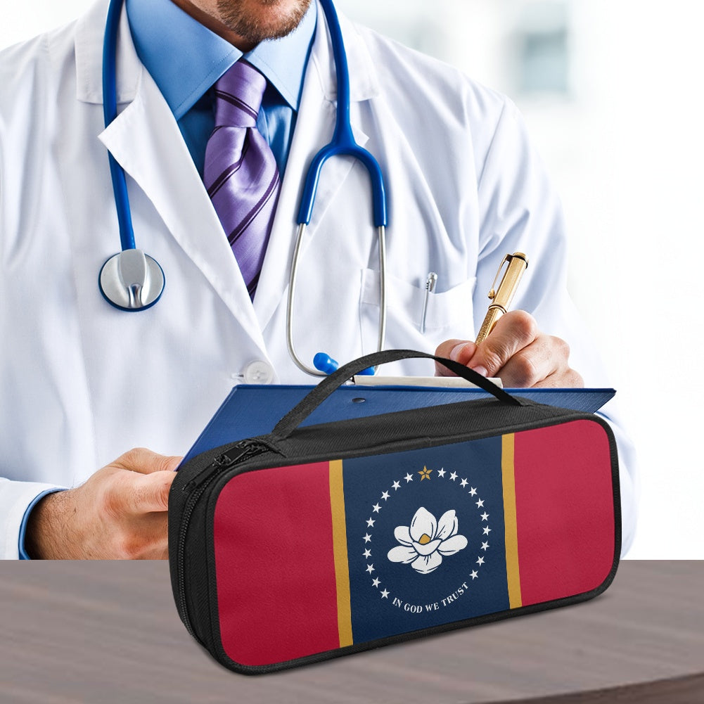 Mississippi Flag Inspired Stethoscope Storage Bag