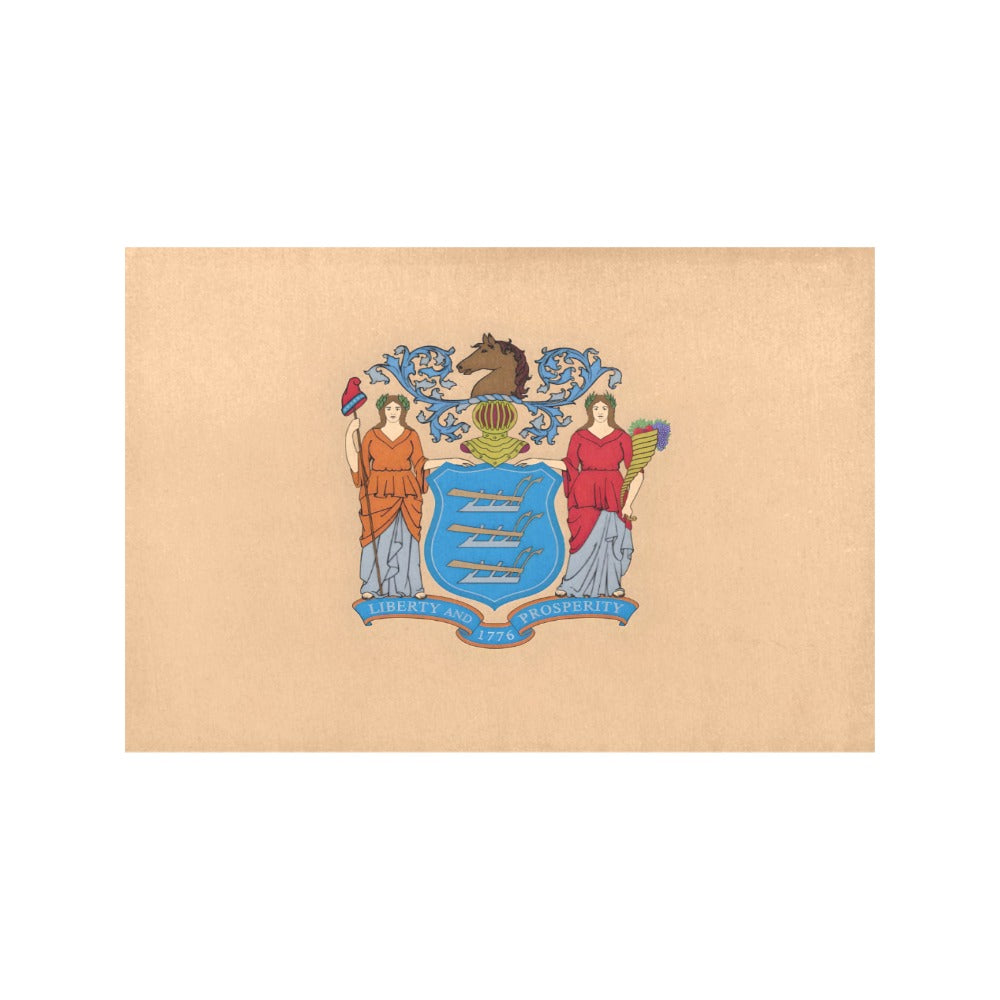 New Jersey Flag Placemats 12" x 18" (Set of 6)