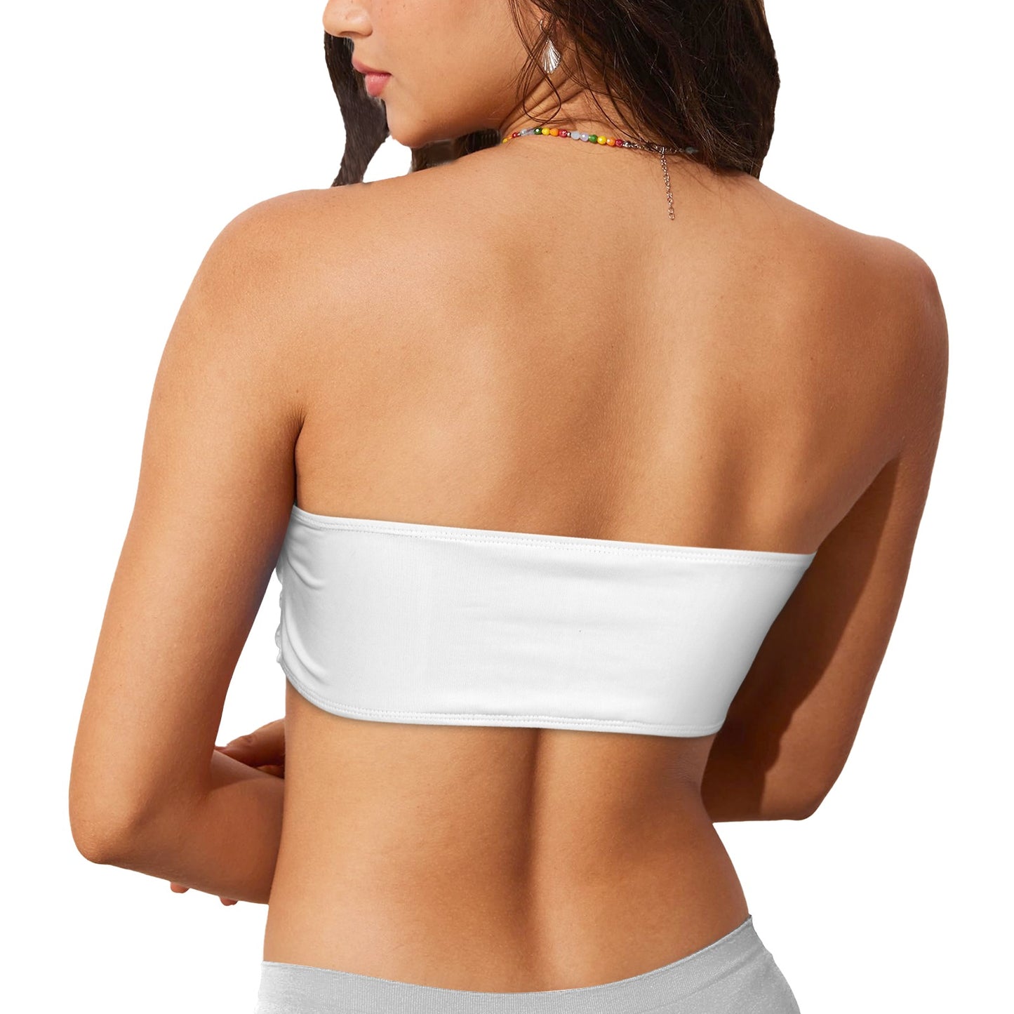 South Korea Flag Inspired Bandeau Tube Bikini Top