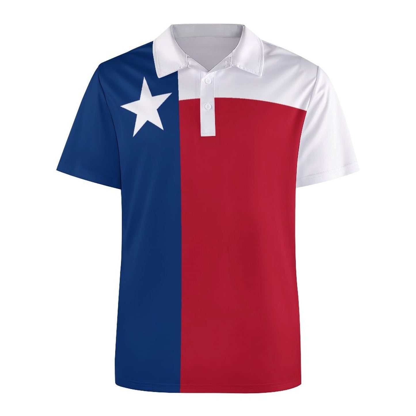 Texas Flag Inspired Women's Straight Fit Polo Shirt