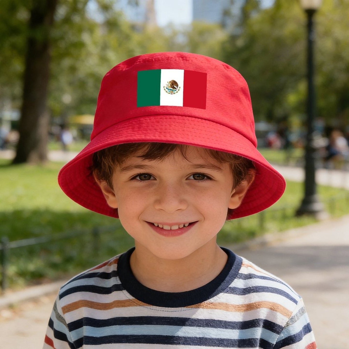Mexico Flag Inspired Kids’ Bucket Hat | Ships from USA