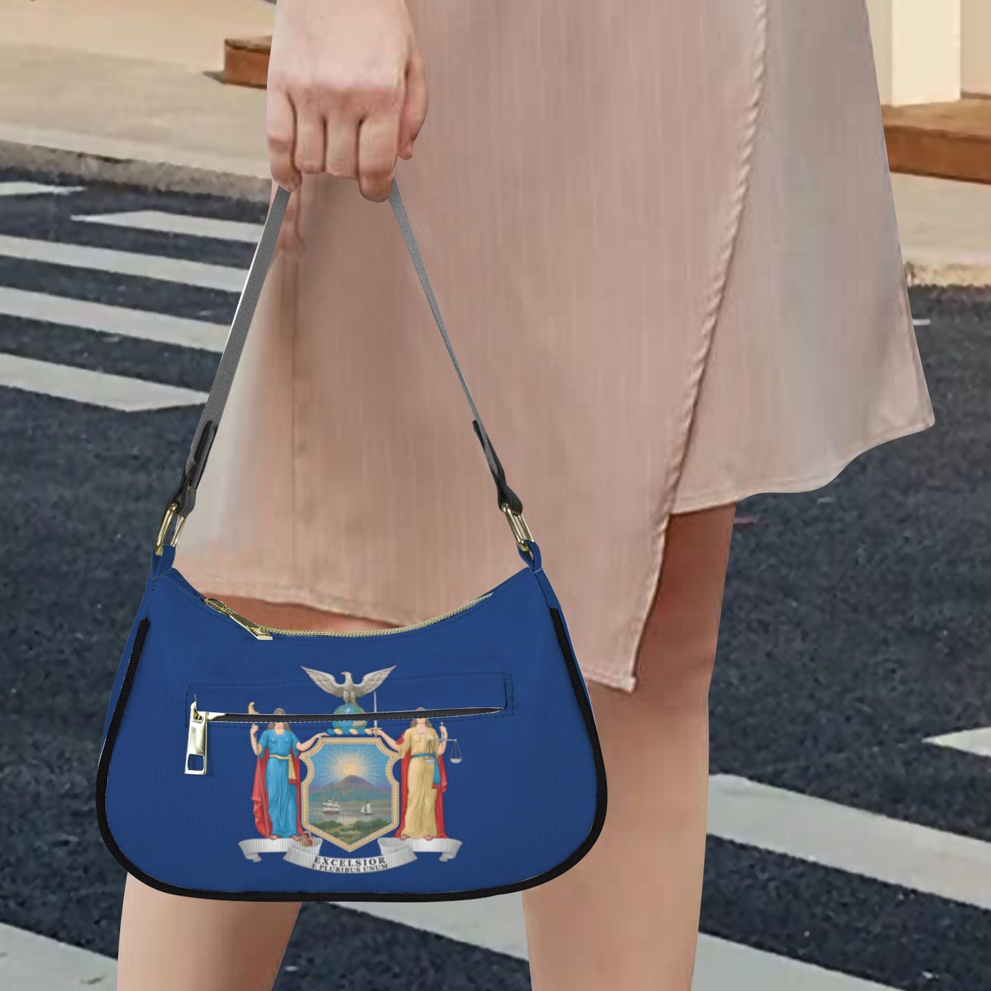New York Flag Inspired Women's Shoulder Bag