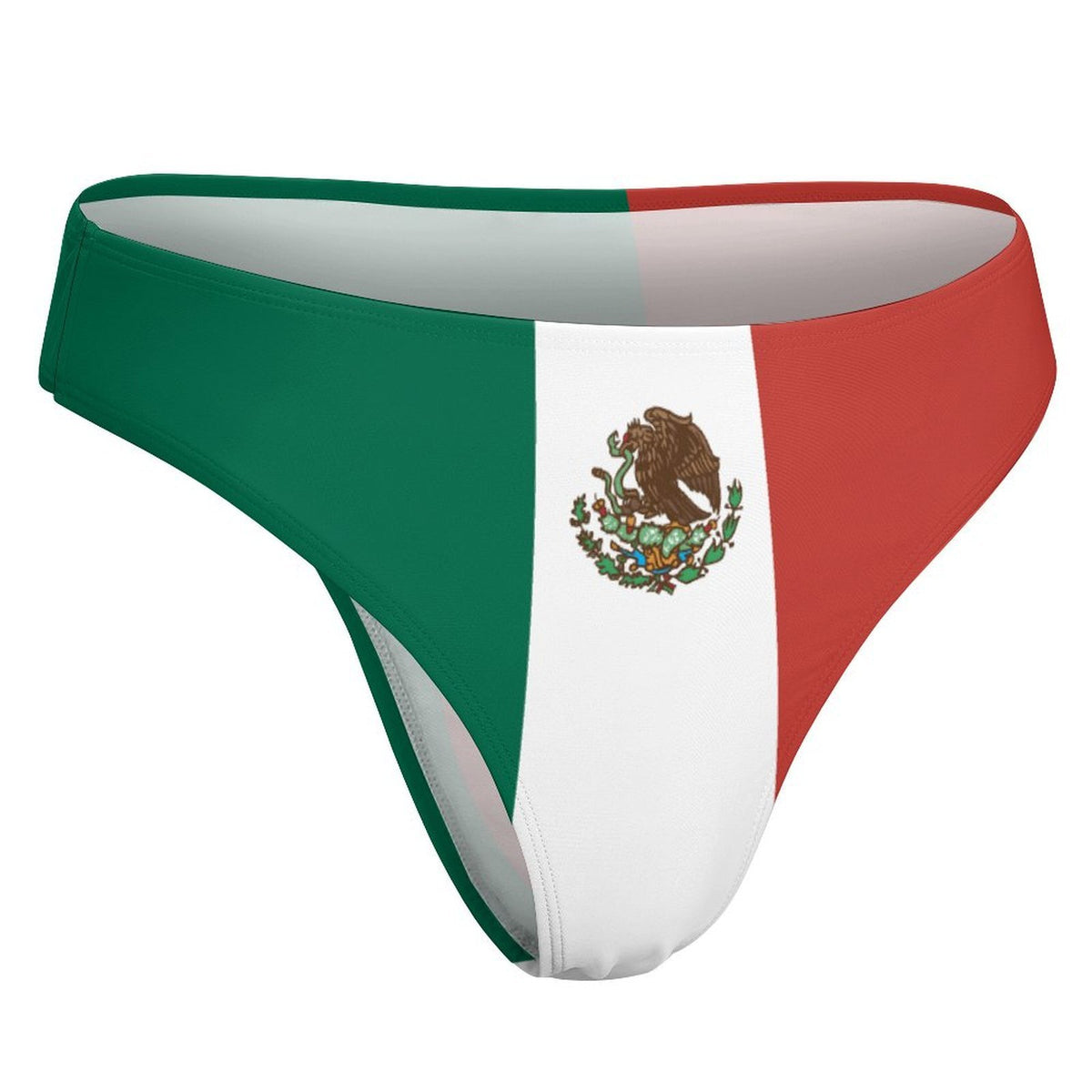 Mexico Flag Inspired T-Back Thong Bikini