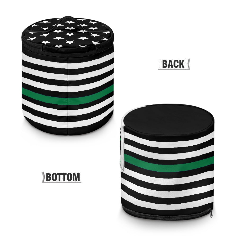 Thin Green Line Flag Inspired Marine Corps "GOD, COUNTRY, CORPS, chow" Electric Pressure Cooker Insulation Bag