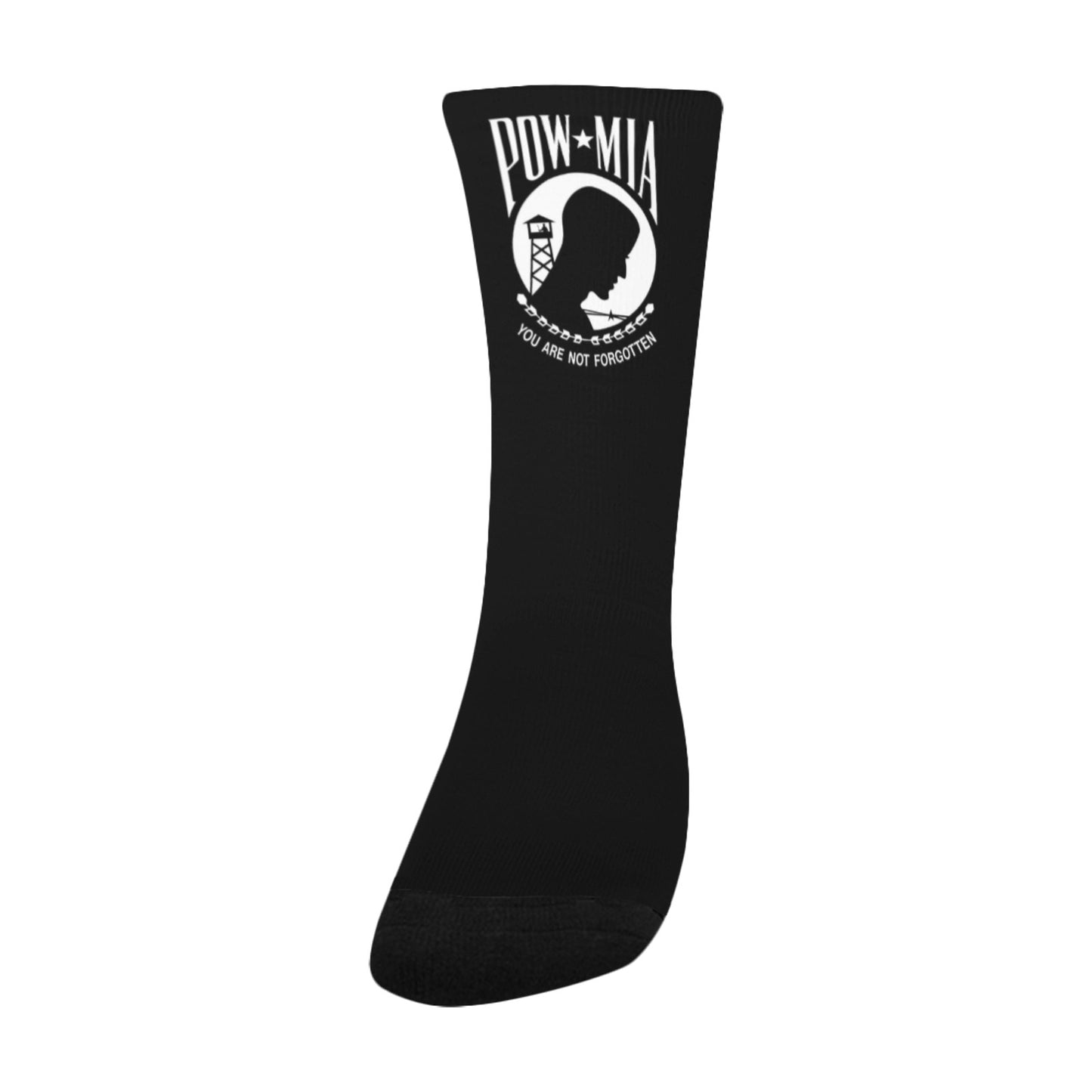 POW/MIA Flag Inspired Kid's Socks (Made in the USA)