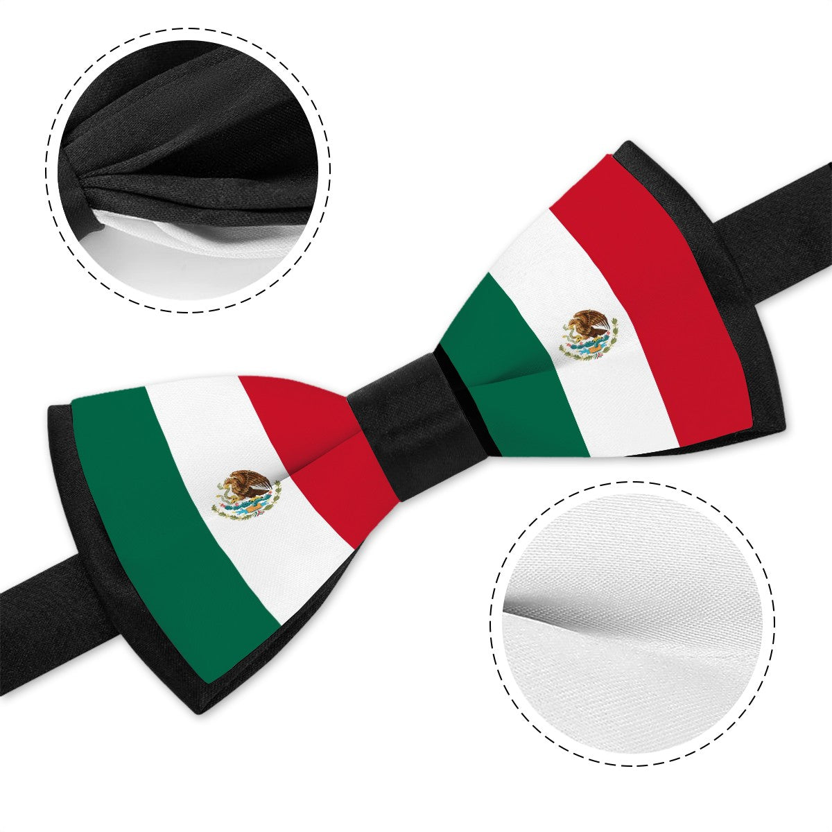 Mexico Flag Inspired Bow Tie style-2