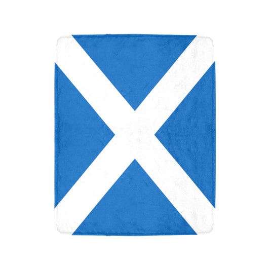 Scottish flag design throw blanket from Luv My Flag.