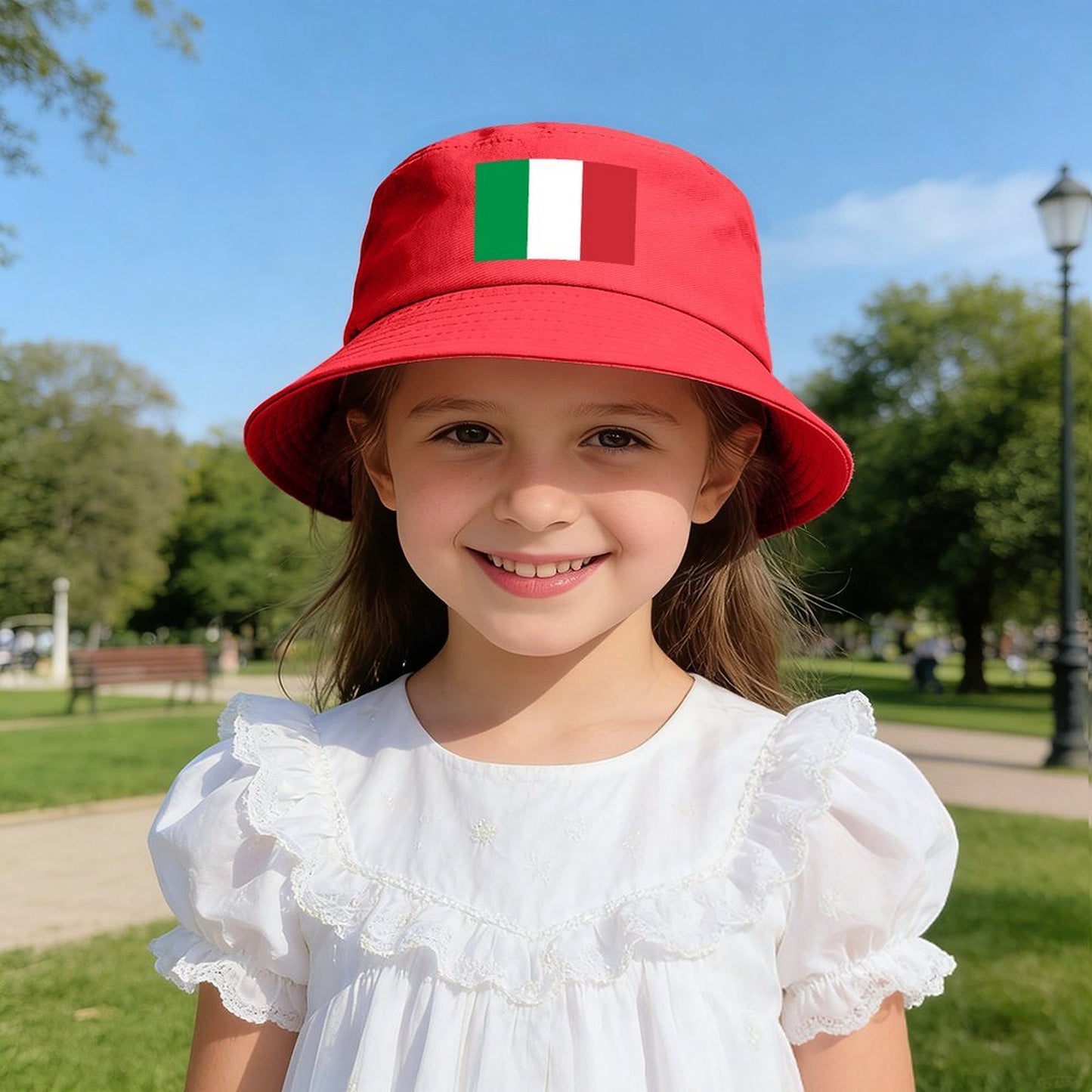 Italy Flag Inspired Kids’ Bucket Hat | Ships from USA