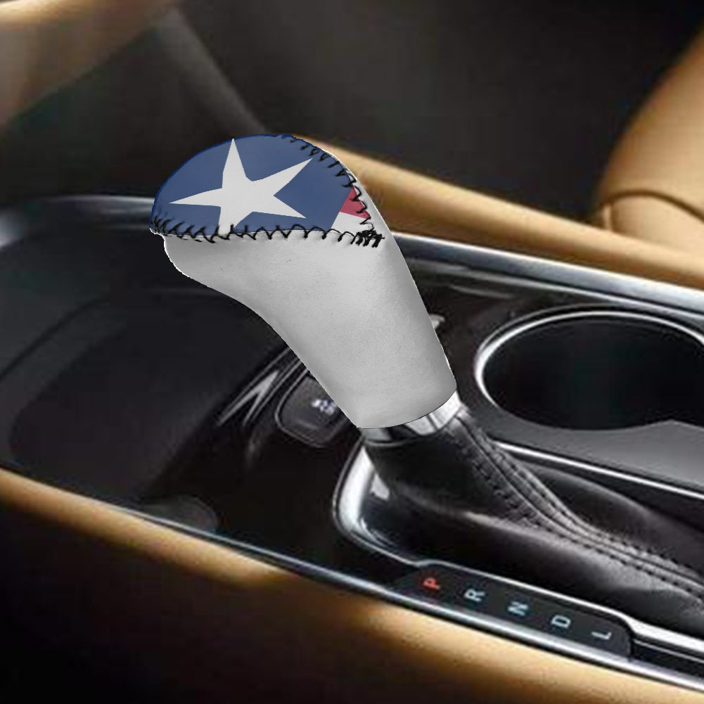Texas Flag Inspired Gear Lever Cover+Hand Brake Cover