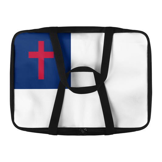 Christian Flag Inspired Insulated Casserole Carrier – Durable Hot & Cold Food Bag