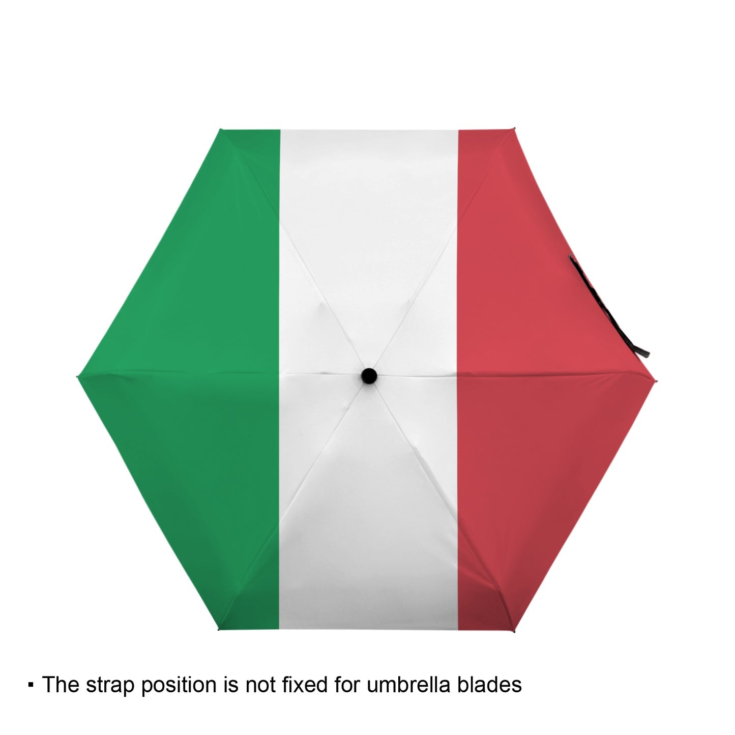 Italy Flag Inspired Mini Compact Umbrella