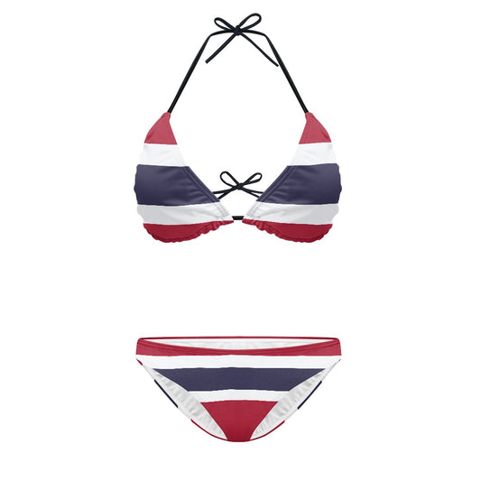Thailand Flag Inspired Women's Bikini