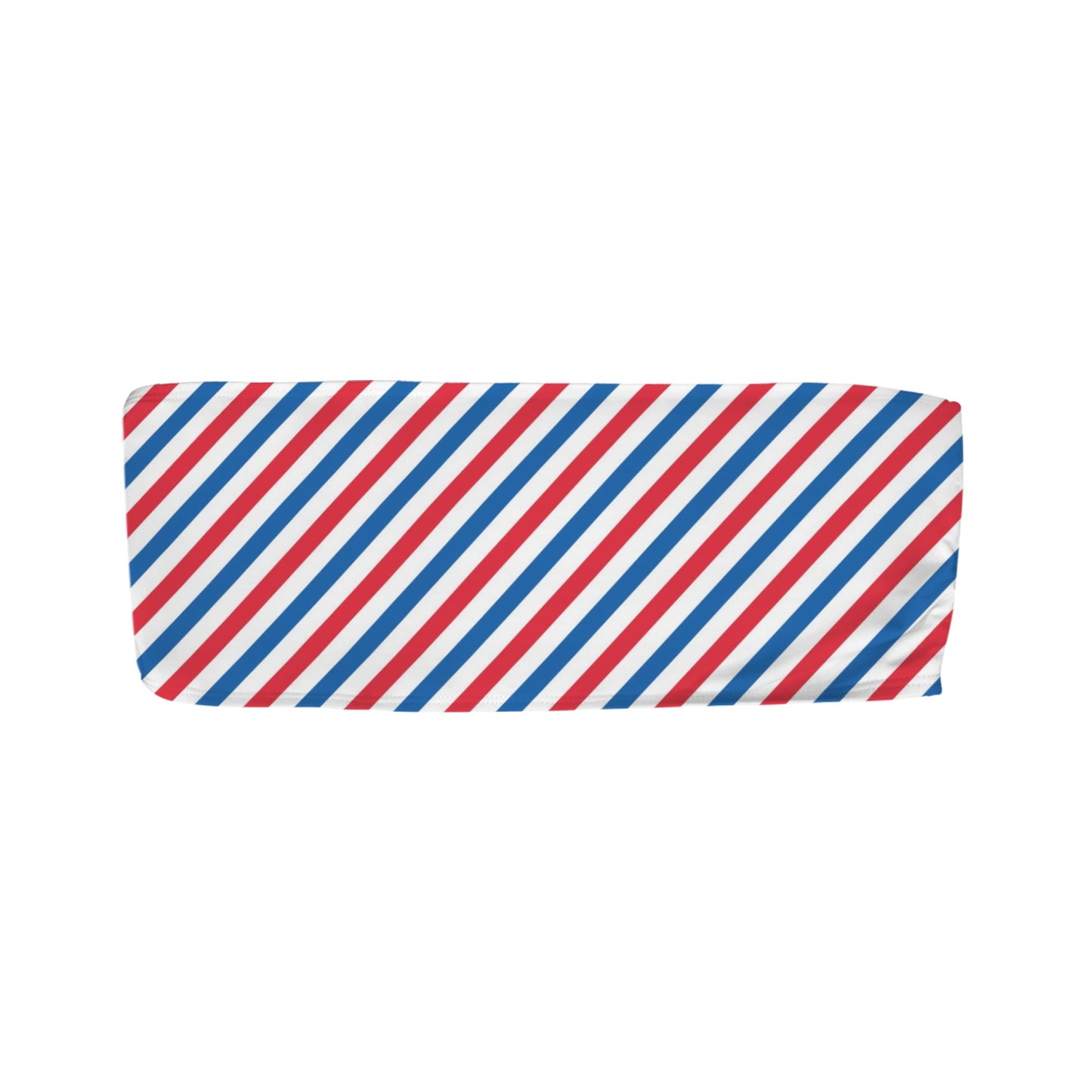 USA/American Flag Inspired Striped Pattern Flag Inspired Bandeau Tube Bikini Top