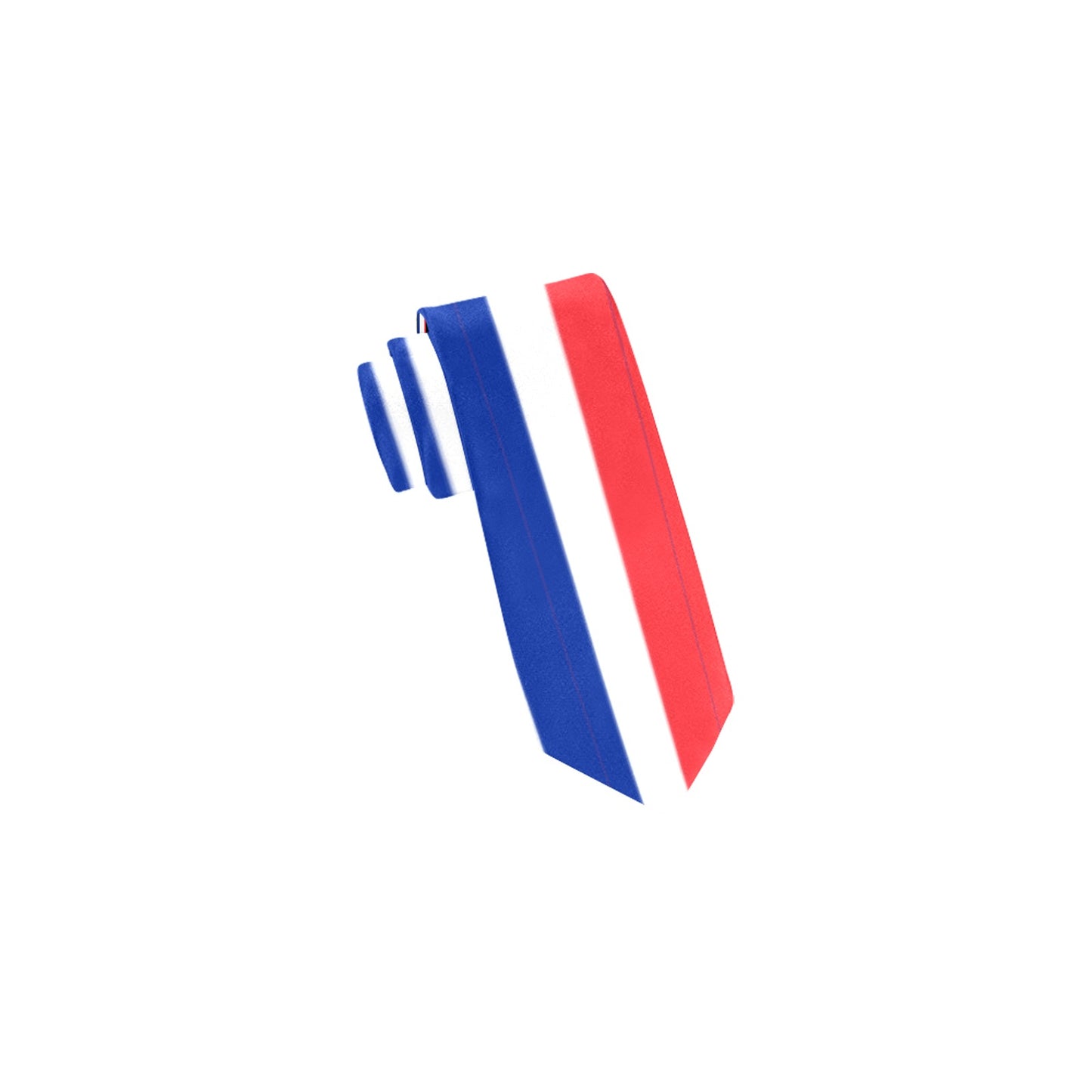 France Flag Inspired Classic Necktie (Two Sides)