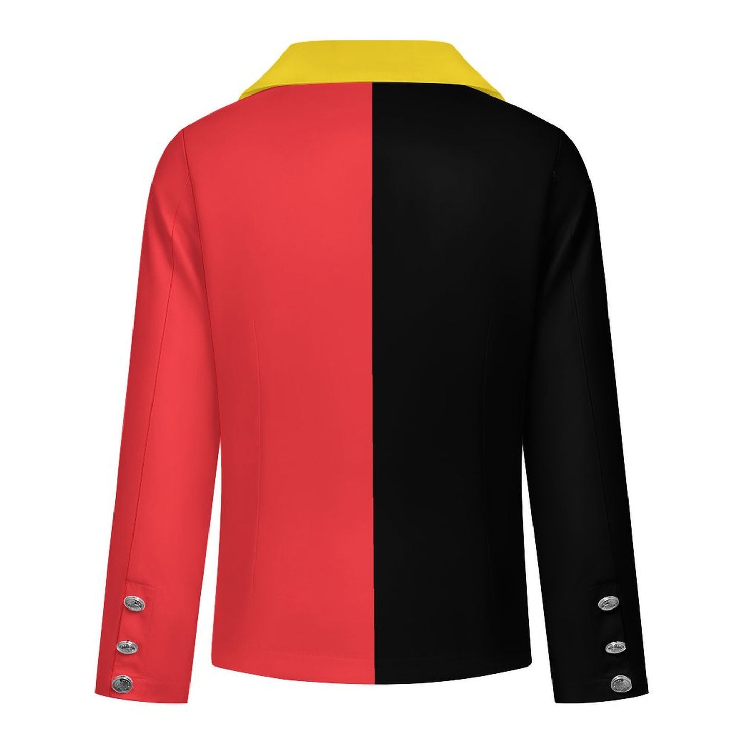 Belgium Flag Design Women’s Double Breasted Blazer