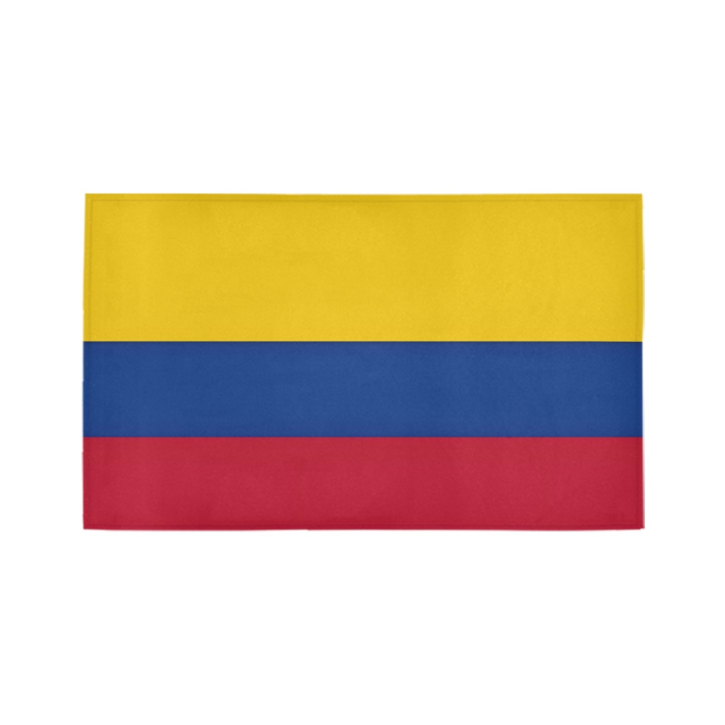 Colombia Flag Inspired Doormat 30" x 18" (Sponge Material)
