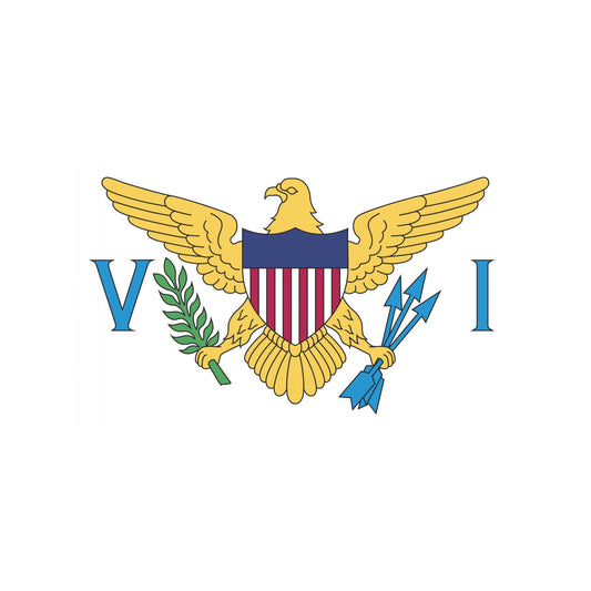 Luv My Flag: eagle with shield, olive, and arrows.