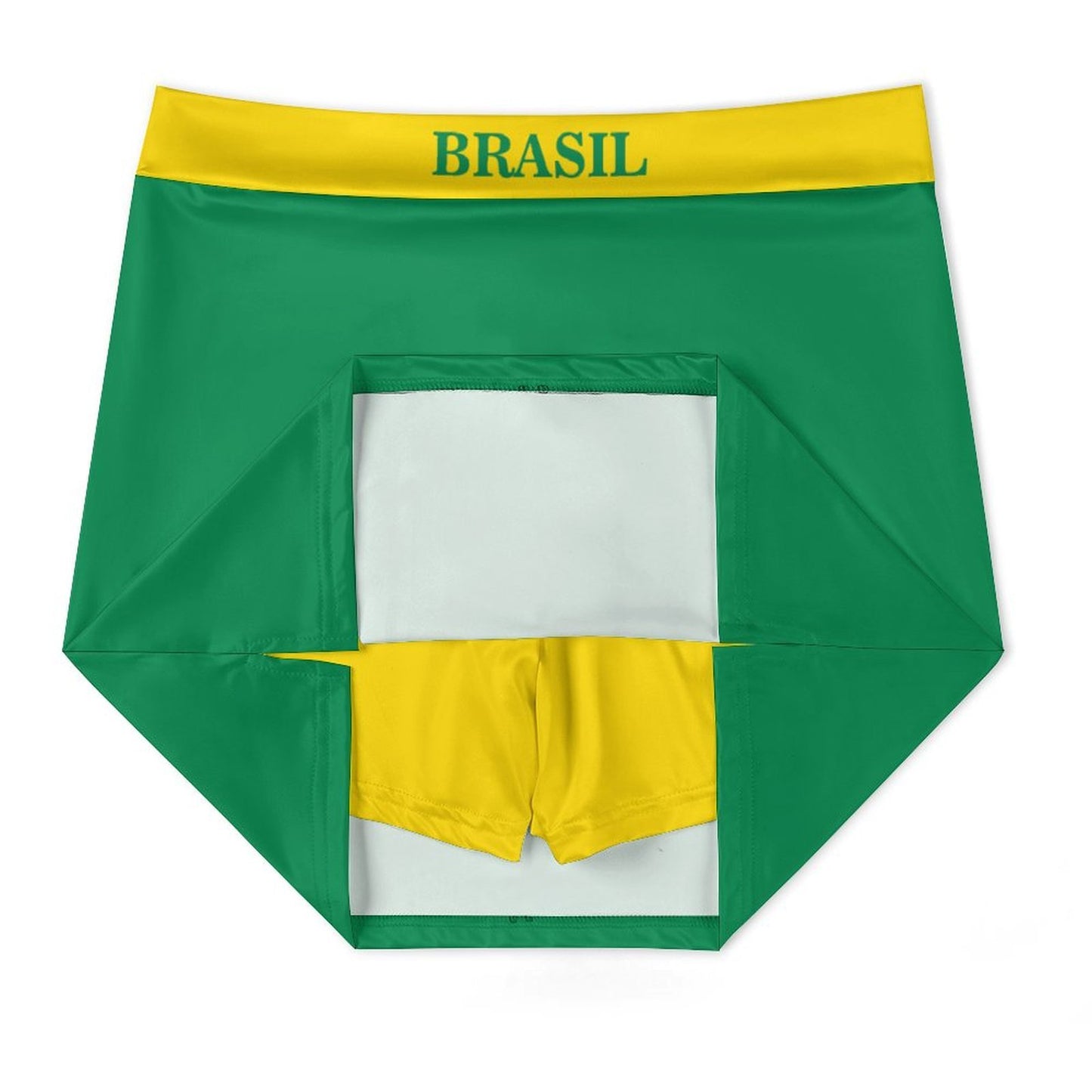 Brazil Flag Inspired Women’s Skort with Pocket