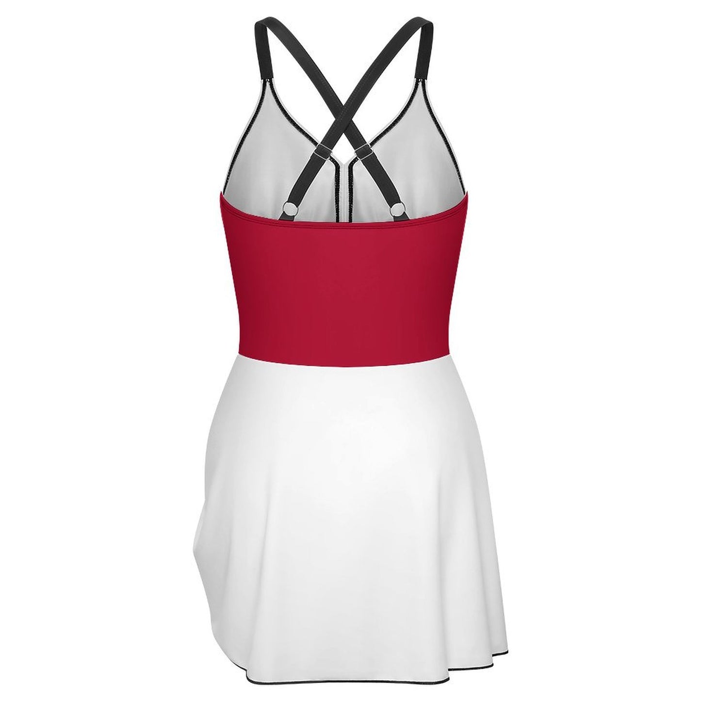 California Flag Inspired Women's Hem Tie One-piece Swimsuit