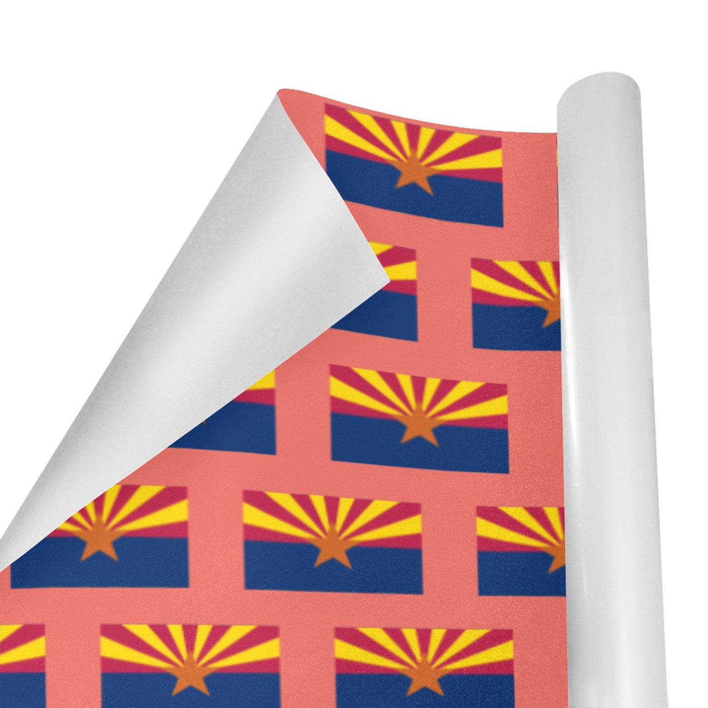 Arizona Flag Custom Gift Wrapping Paper 58"x 22.5" (4 Rolls)