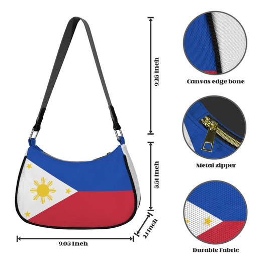 Philippines Flag Inspired Women's Shoulder Bag