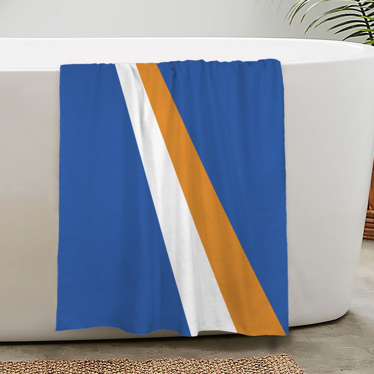 Marshall Islands Flag Inspired Custom Bath Towel 29"x58"(Made in USA)