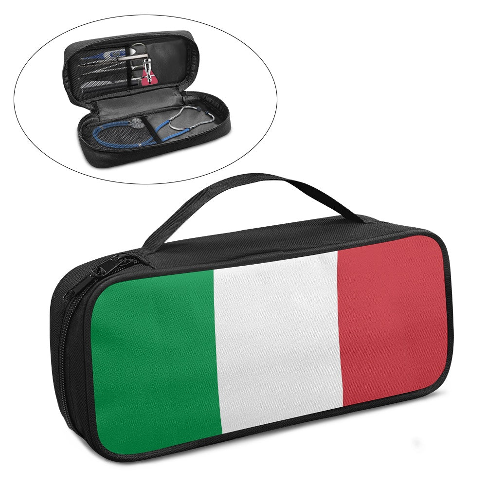 Italy Flag Inspired Stethoscope Storage Bag