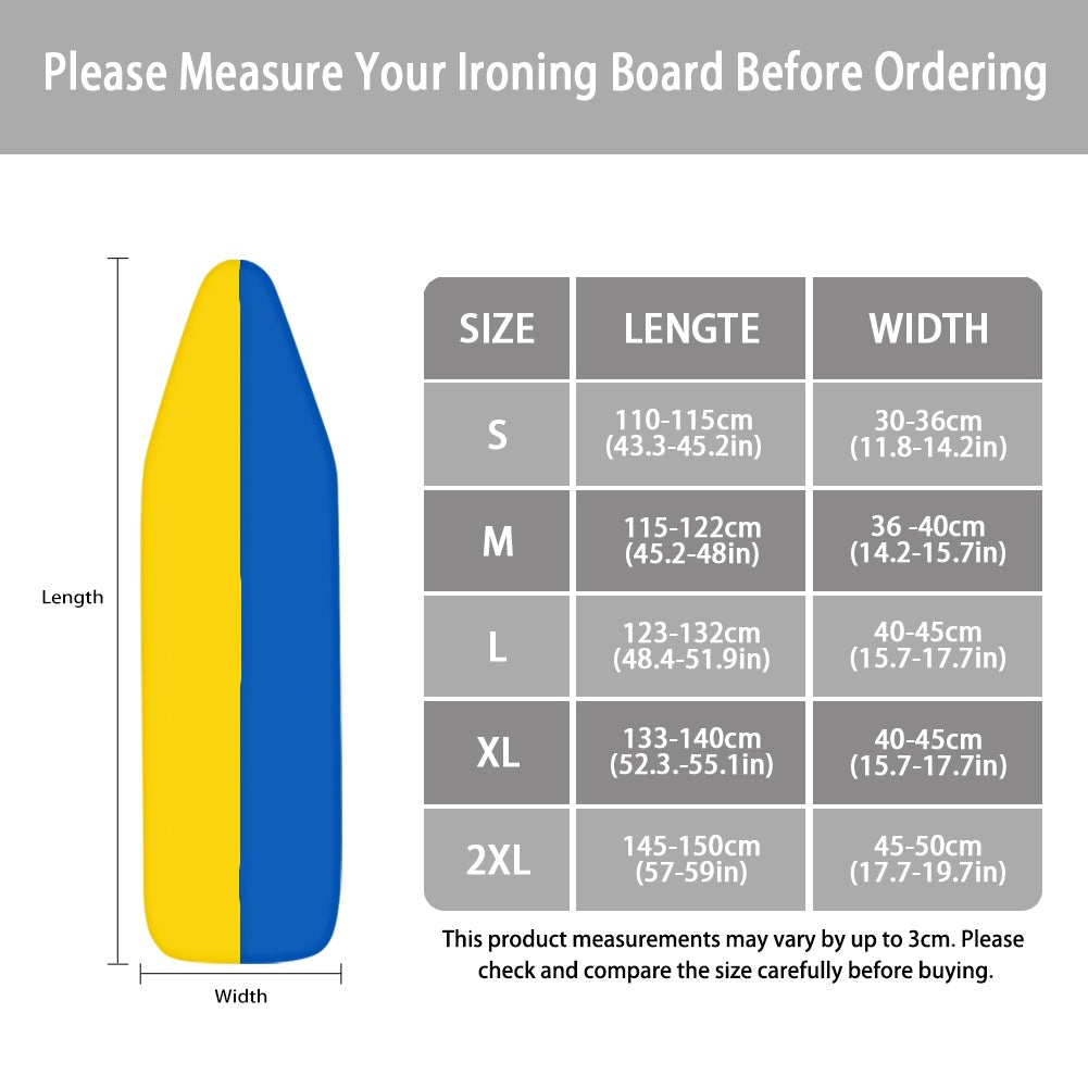 Ukrain Flag Ironing Board Cover