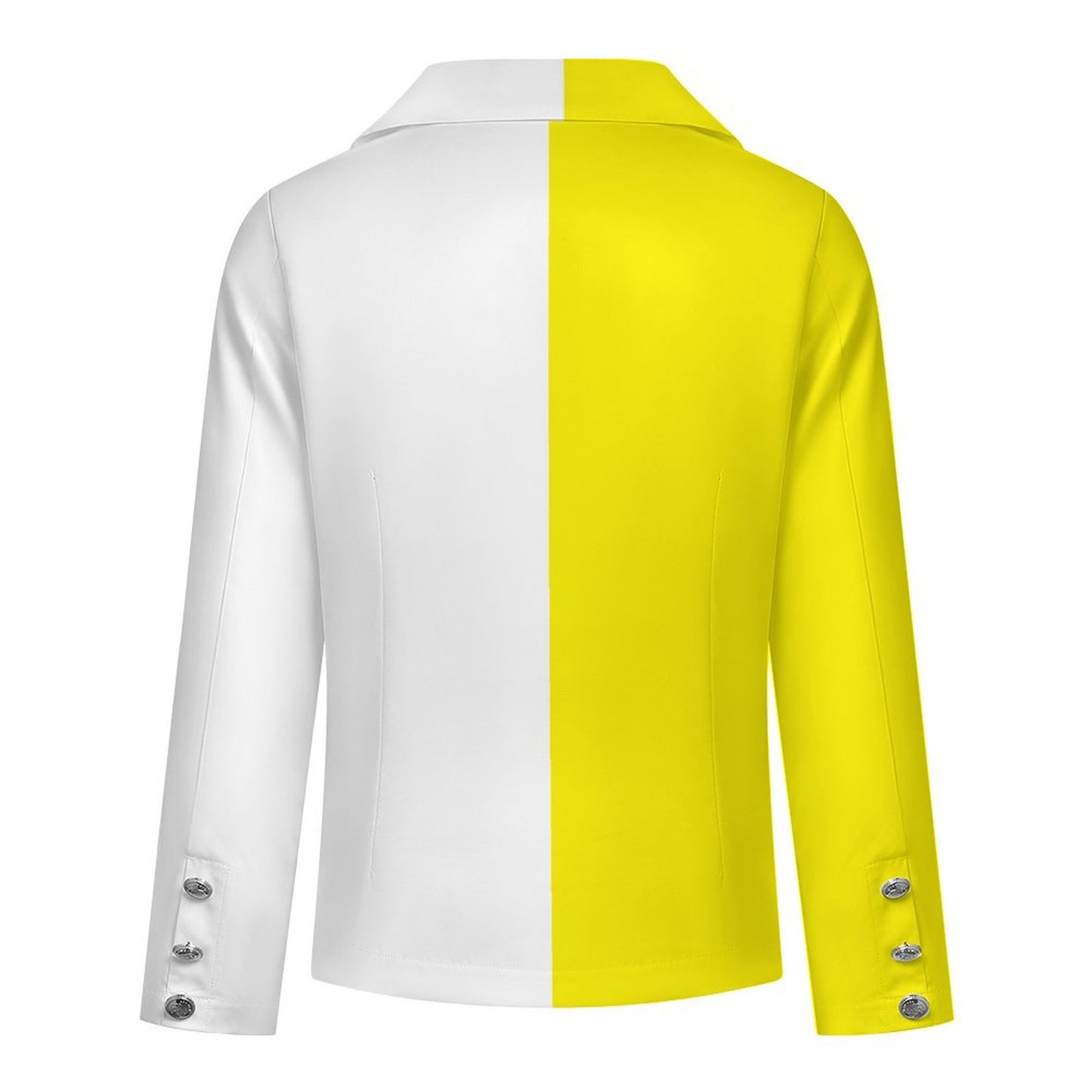 Vatican City Flag Inspired Women’s Double Breasted Blazer