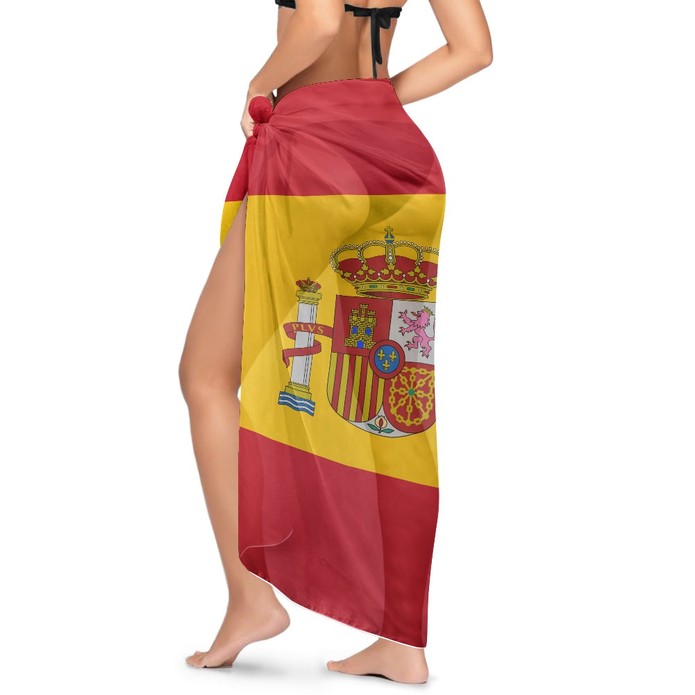 Spain Flag Inspired Bikini Cover-Up