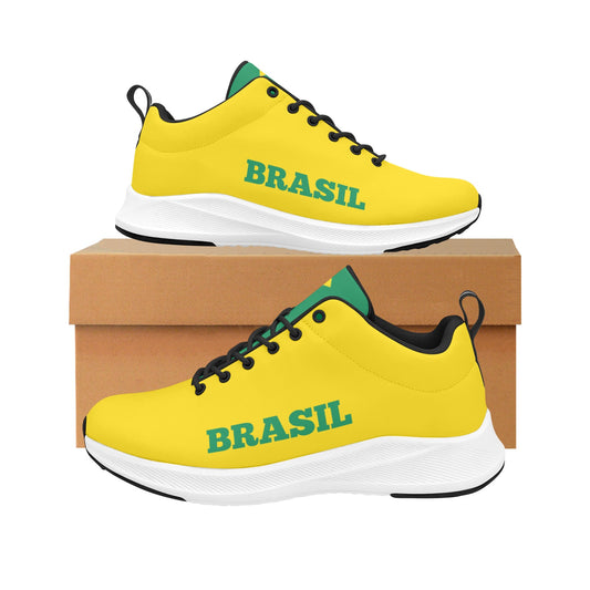 Brazil Flag Inspired Men's Alpha Running Shoes