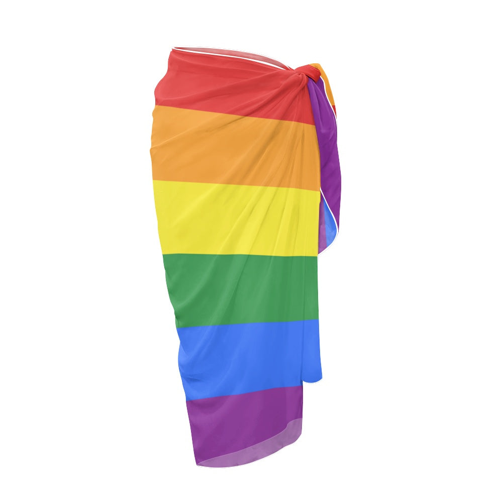 Rainbow Flag Inspired Bikini Cover-Up
