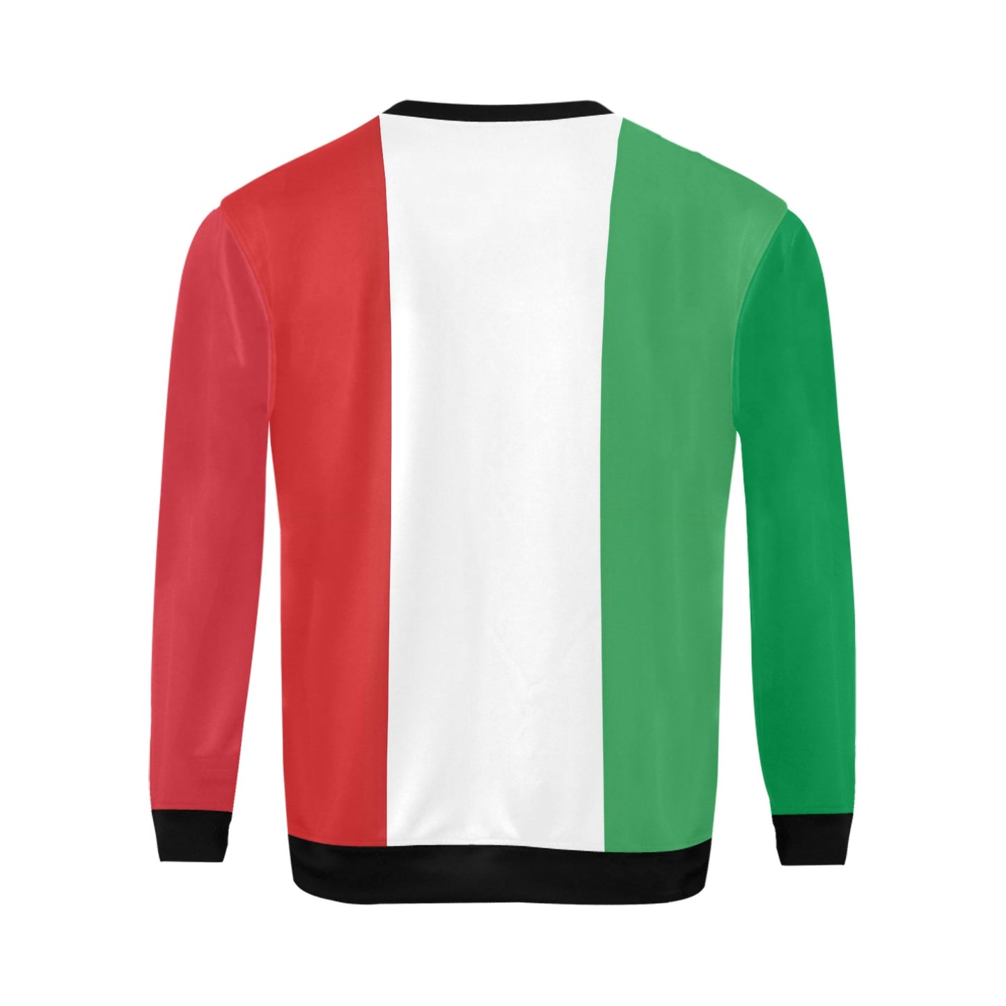 Mexico Flag Inspired Men’s Fuzzy Sweatshirt Made in USA