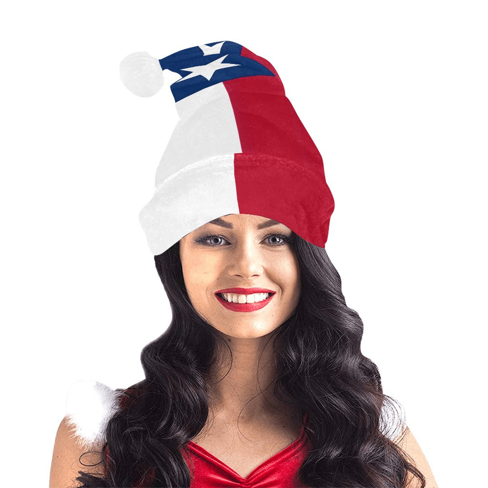 Texas Flag Christmas Santa Hat