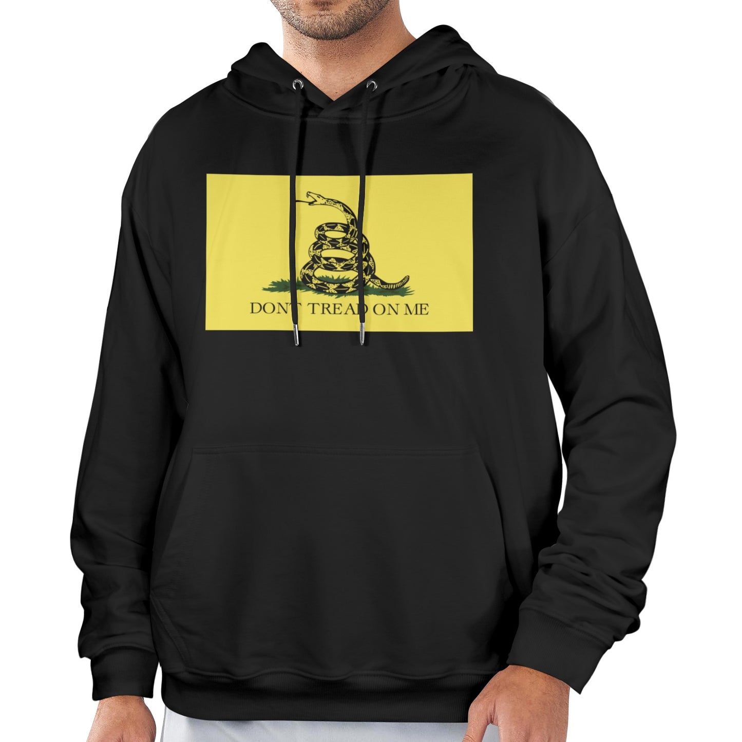 Gadsden Flag Inspired Men's Hoodie (Made in the USA)